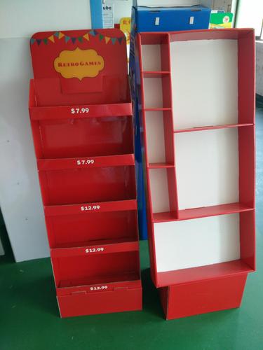 定制纸货架纸堆头纸货架红包展示多层式纸展示架厂价